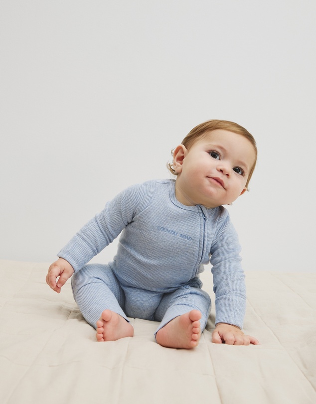 Country Road - Organically Grown Cotton Waffle Jumpsuit