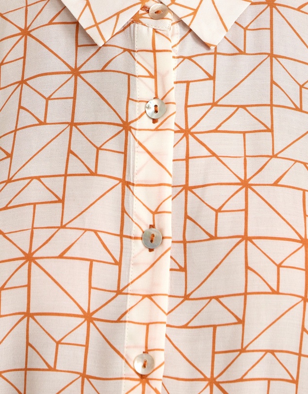 Oxford - Poppy Geo Print Blouse