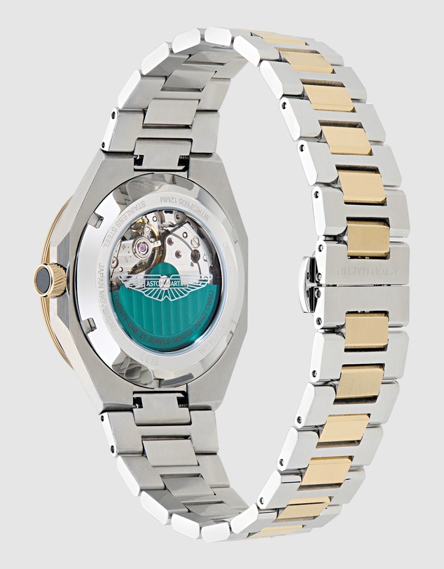 Aston Martin - TKS 42mm Bertelli Green Two Tone Steel Bracelet Watch