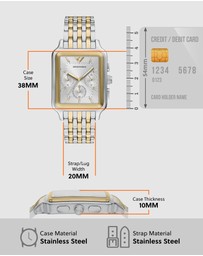 Emporio Armani - Two Tone Chronograph Watch