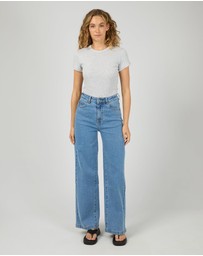 All About Eve - Aae Layers Tee Grey Marle