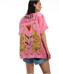 THE TALES - Crouching Tiger Silk Shirt