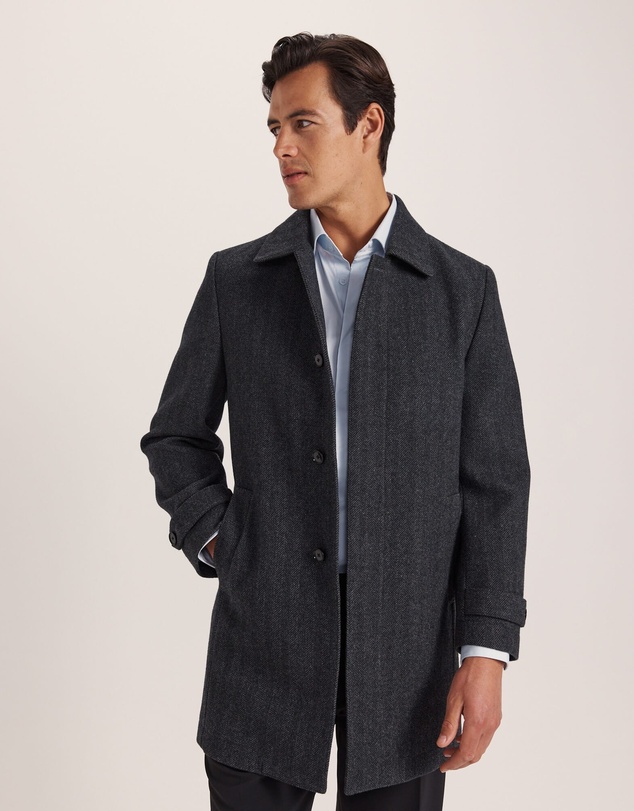 SABA - Corey Herringbone Wool Coat