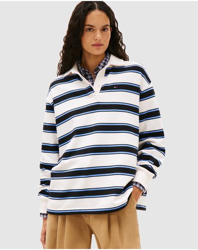 Ecru & Multi Stripe