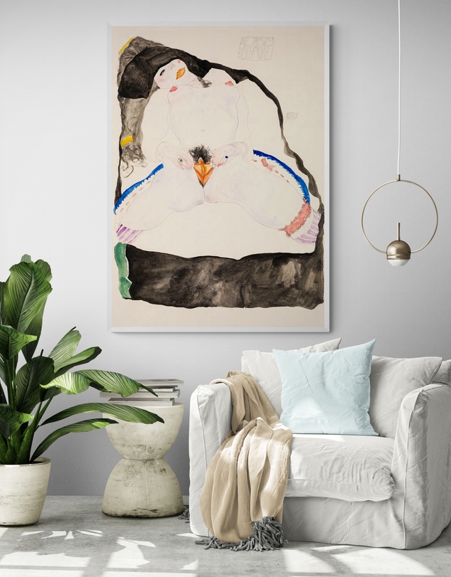Inka Arthouse - In A Dream by Egon Schiele Art Print