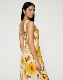 Lover - Neroli Twist Bust Midi Dress