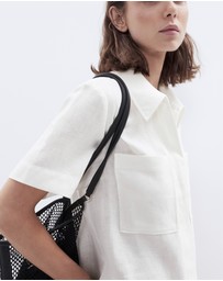 UNISON - Collared Linen Utility Dress
