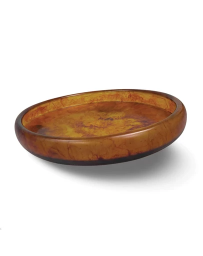Urban Attitude - Urban Attitude MIA Extra Large Bowl Height 6cm, Width 37cm, Length 49cm - Burnt Amber