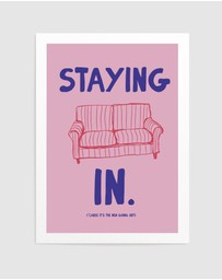 Olive et Oriel - Stayingin by Treechild Art Print