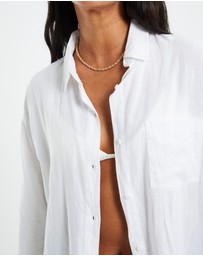 Subtitled - Avah Oversized Linen Shirt
