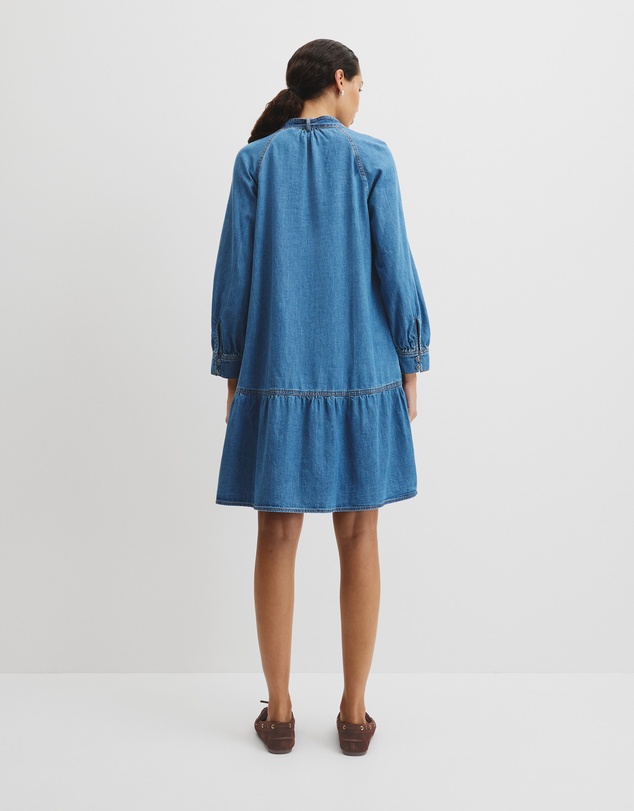 Country Road - Soft Denim Smock Dress