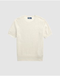 Polo Ralph Lauren - Textured Linen Short-Sleeve Sweater