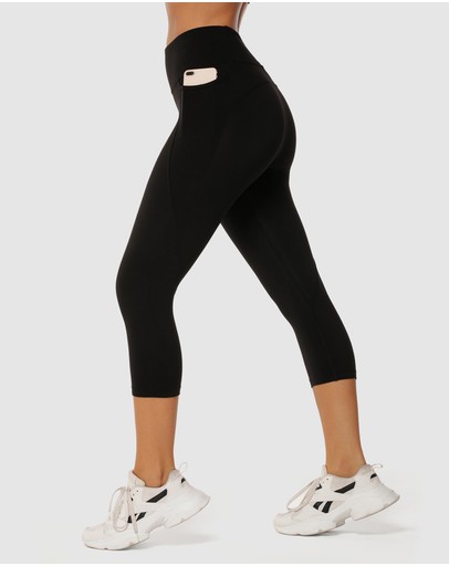 Amy Phone Pocket 3/4 Leggings by Lorna Jane Online | THE ICONIC | Australia