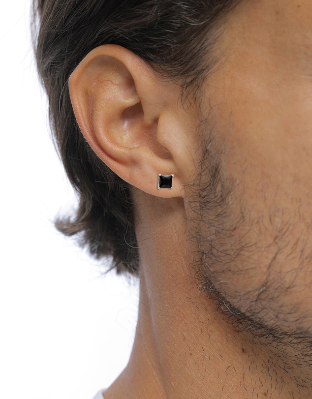 Kuzzoi - ICONIC EXCLUSIVE - Zirconia Stud Earrings in 925 Sterling Silver