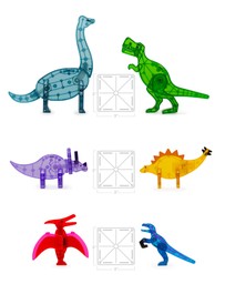 Magna-Tiles - MAGNA-TILES - Dino World XL - 50 Piece Set
