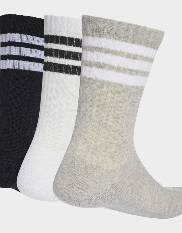 adidas Performance - 3-Stripes Cushioned Crew Socks 3 Pair Pack Unisex