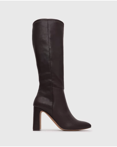 Betts - Wider Fit Prime Block Heel Knee High Boots