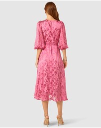 SACHA DRAKE - Sherbet Breeze Midi Wrap Dress