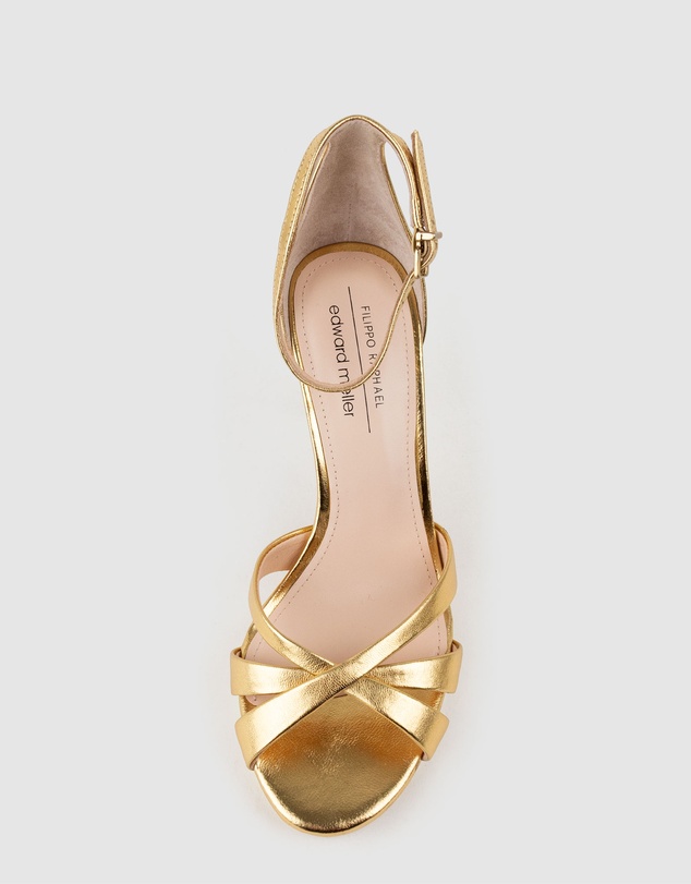 Edward Meller - SADIE90 Strappy Crossover Platform Sandal