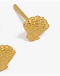 Lovisa - Gold Plated Sterling Silver Shell Earrings