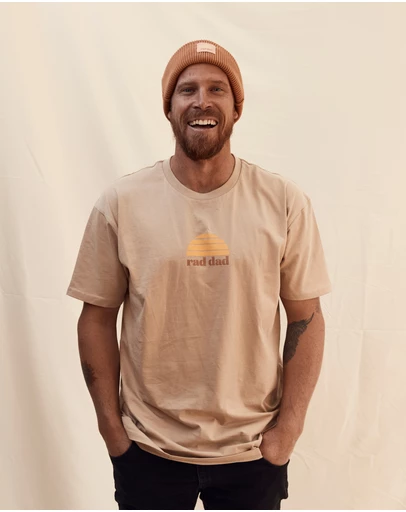 Banabae - Rad Dad Organic Cotton Tee - Tan