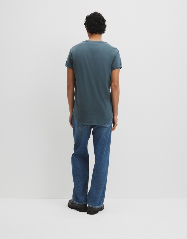 Country Road - Australian Cotton Longline Garment Dye T-shirt