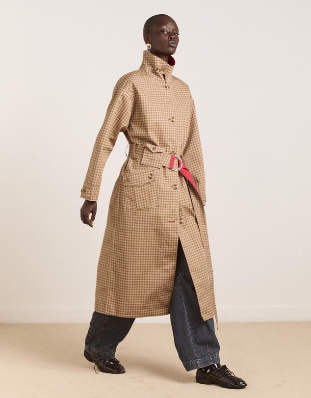 Damson Madder - Anja Reversible Honey Trench