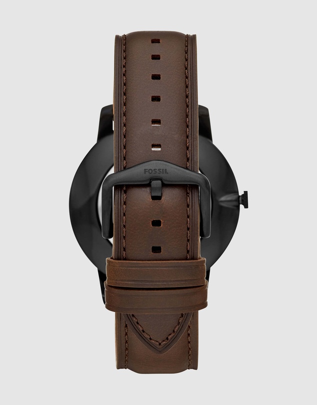 Fossil - The Minimalist 3H Brown Analogue Watch FS5551