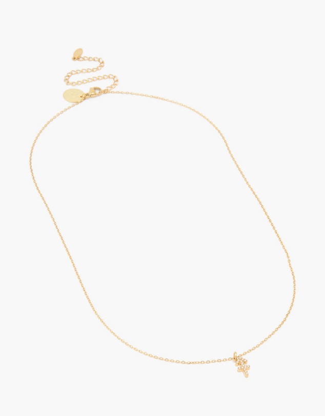 Lovisa - Waterproof Gold Plated Stainless Steel Cubic Zirconia Sagittarius  Zodiac Sign Necklace