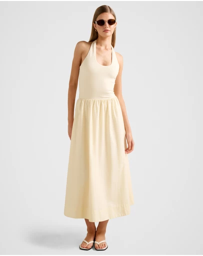 Forever New - Margot 2 in 1 Halter Neck Midi Dress