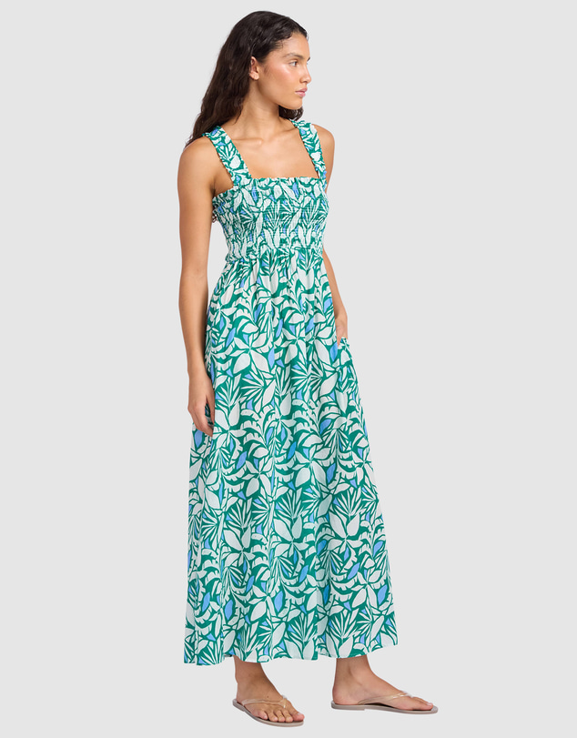 Seafolly - Retro Reef Smocked Dress