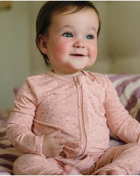 Kynd Baby - Day Or Night Onesie in Pink Heart
