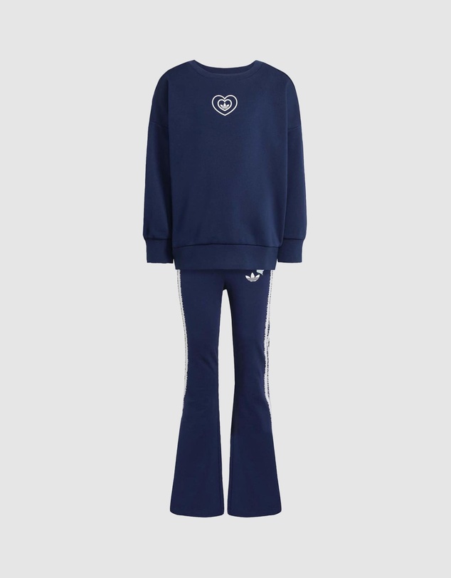 adidas Originals - adidas x Disney Crew Flared Leggings Set