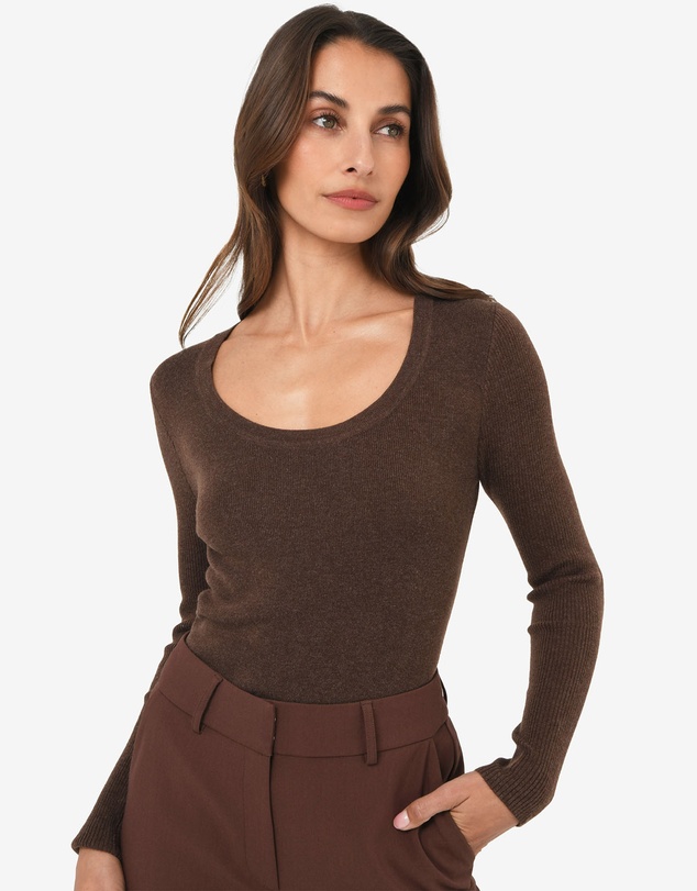 Forcast - Samira Scoop Neck Knit