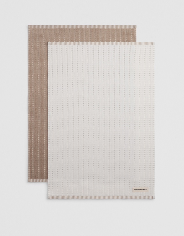 Country Road - Mira Australian Cotton Tea Towel Pack Of 2