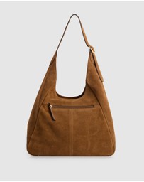 Evity - Alexa Leather Suede Hobo Bag
