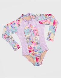 Aqua Blu Kids - Meadow Long Sleeve One Piece - Teens