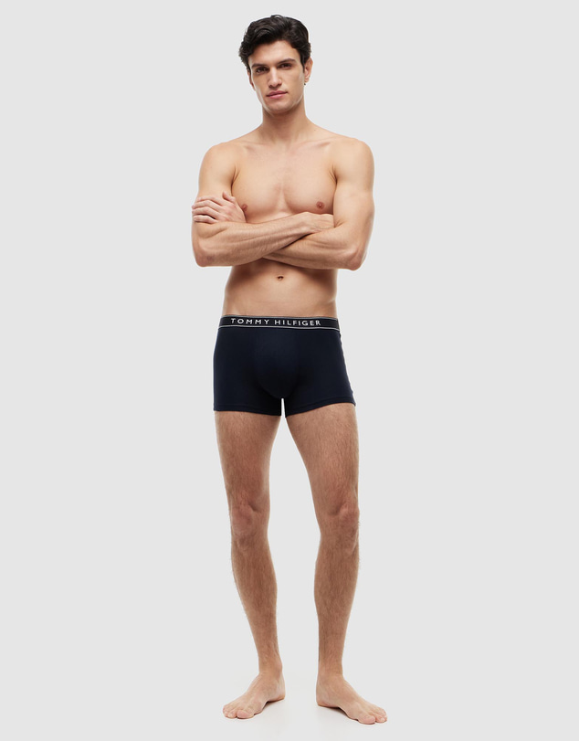 Tommy Hilfiger - 3-Pack Essential Logo Waistband Trunks
