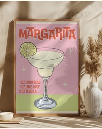 Olive et Oriel - Margarita Cocktail by Wallchart Art Studio Art Print