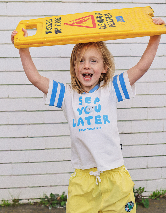 Rock Your Kid - Donnie Tee in Coastal Blue
