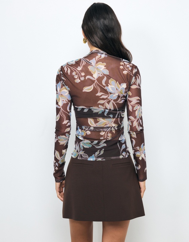 AERE - Nisha Mesh Top