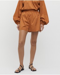 FRIEND of AUDREY - Viviers Elastic Waist Shorts