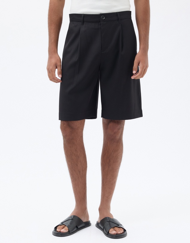 AERE - Tailored Pleated Shorts