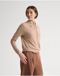 Oxford - Pinky Cashmere Cardigan