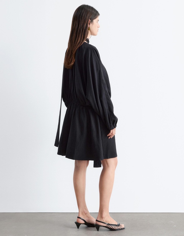 & Other Stories - Scarf-Detail Wrap Mini Dress