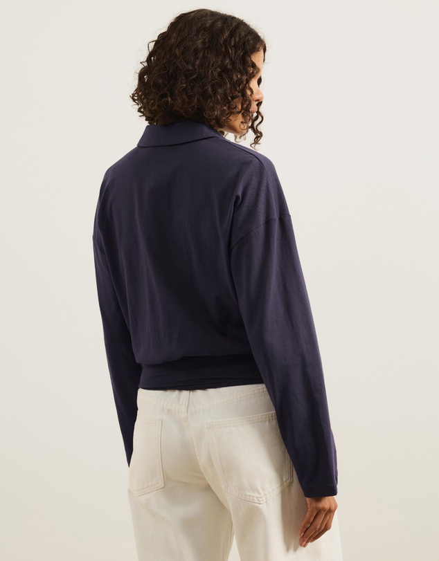 Atmos&Here - Averin Long Sleeve Fitted Waist Top