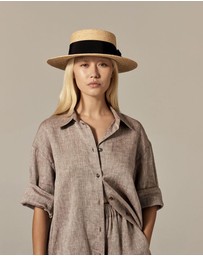 Helen Kaminski - Dulani Raffia Braid Boater