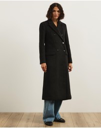 Atmos&Here - Rhiannon Wool Blend Tailored Coat