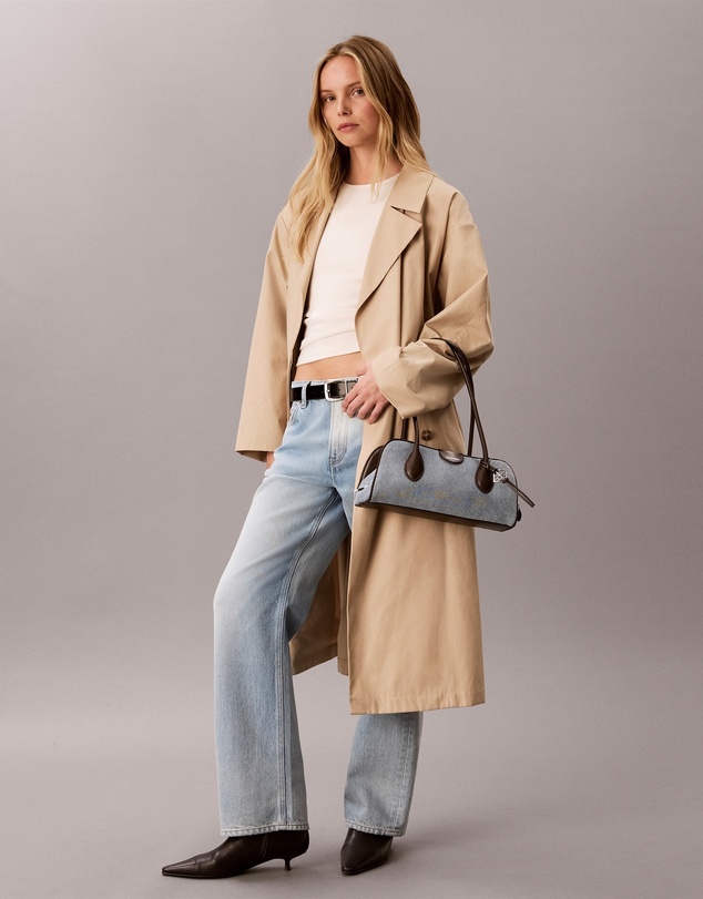 Calvin Klein - Emblem Trio Denim Shoulder Bag