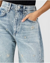rag & bone - Charlie High-Rise Ankle Barrel Jeans
